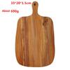 Solid Wood Chopping Blocks Cheese Board Outdoor Camping Portable Fruit Board Acacia Mangium Cutting Board Wood Deli Board