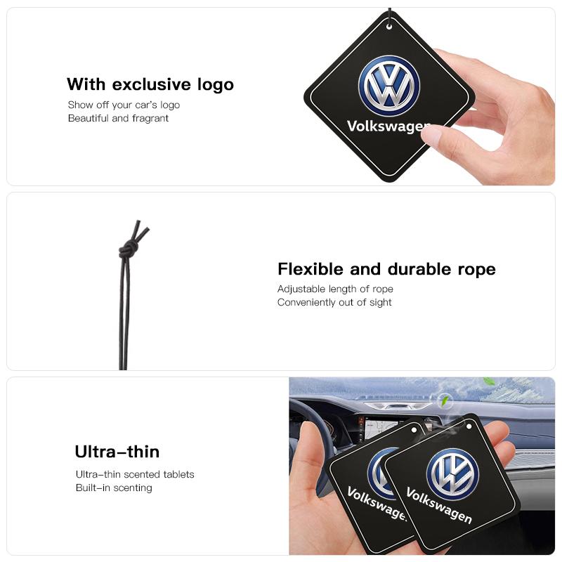 Valve Stems Caps Car Suspension Fragrance Fragrance Hanging Aromatherapy Pendant For Volkswagen VW Golf Amarok T5 ID3 Tiguan T-C QM7