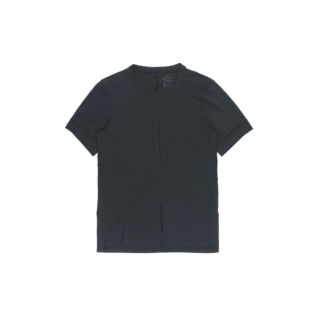 Nike Dri-Fit Yoga Quick-Dry Short Sleeve T-Shirt Men Tops Black BV4035-010