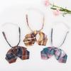Japanese And Korean Version Of Female Collar Flower Double-Layer College Wind Ribbon Free Jk Bow Bow Graduation Photo Tie Sailor Suit