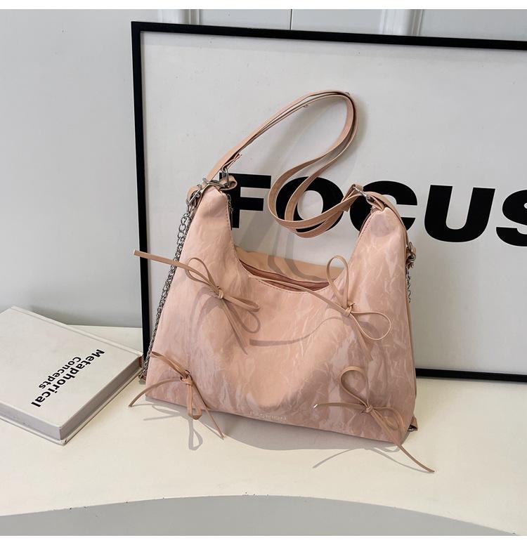 

Soft-faced ballet bag women s 2025 new large-capacity versatile messenger bag commuter shoulder backpack tote bag