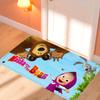 Kawaii Masha and the Bear Doormat Home Decor Items Kitchen Rugs Living Room Foot Mat Entrance Carpet Bedroom Rug Non-slip Pad