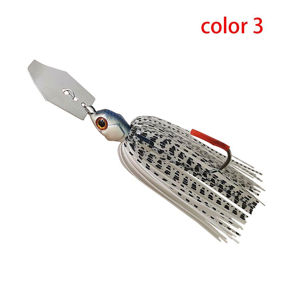 Soft Chatter Bait Spinner Bait Wobbler Weedless Fishing Lure  For Bass Pike Walleye Fish