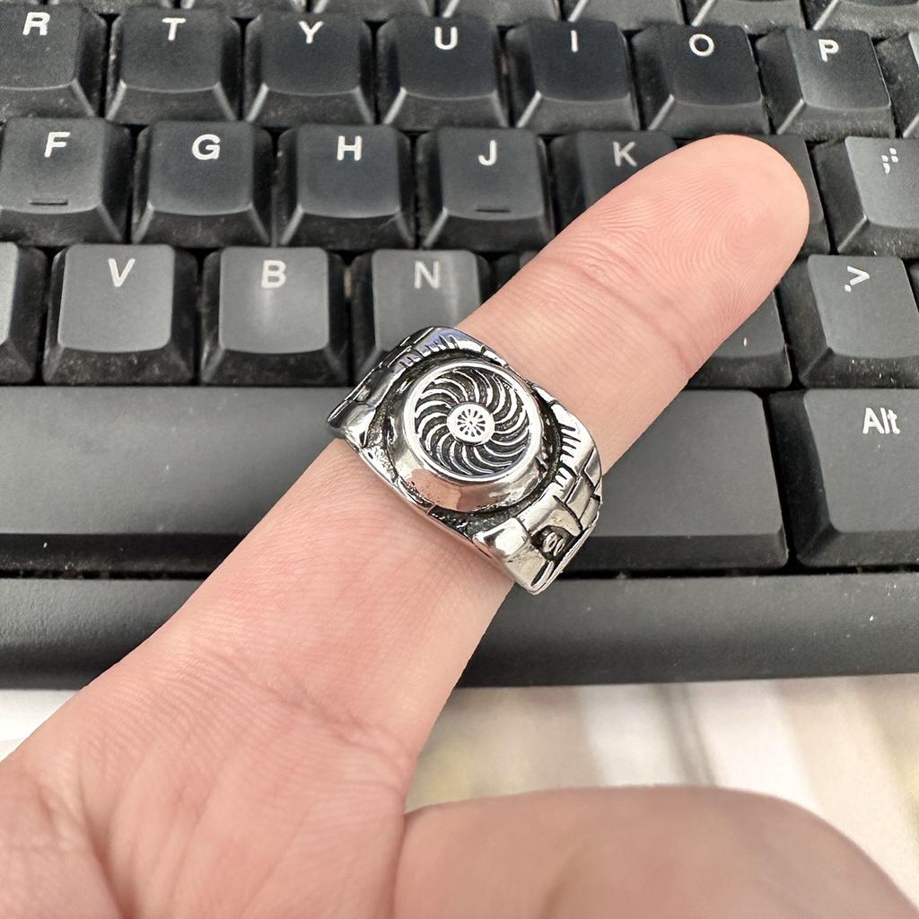 Ring Engine Ring Men's Opening Trendy Design Trendy Men's Decorative Accessories