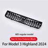 For Tesla Model 3 Highland 2024 Rear Air Vent Cover Center Console Armrest Box Back Conditioner Outlet Filter Grille Protector
