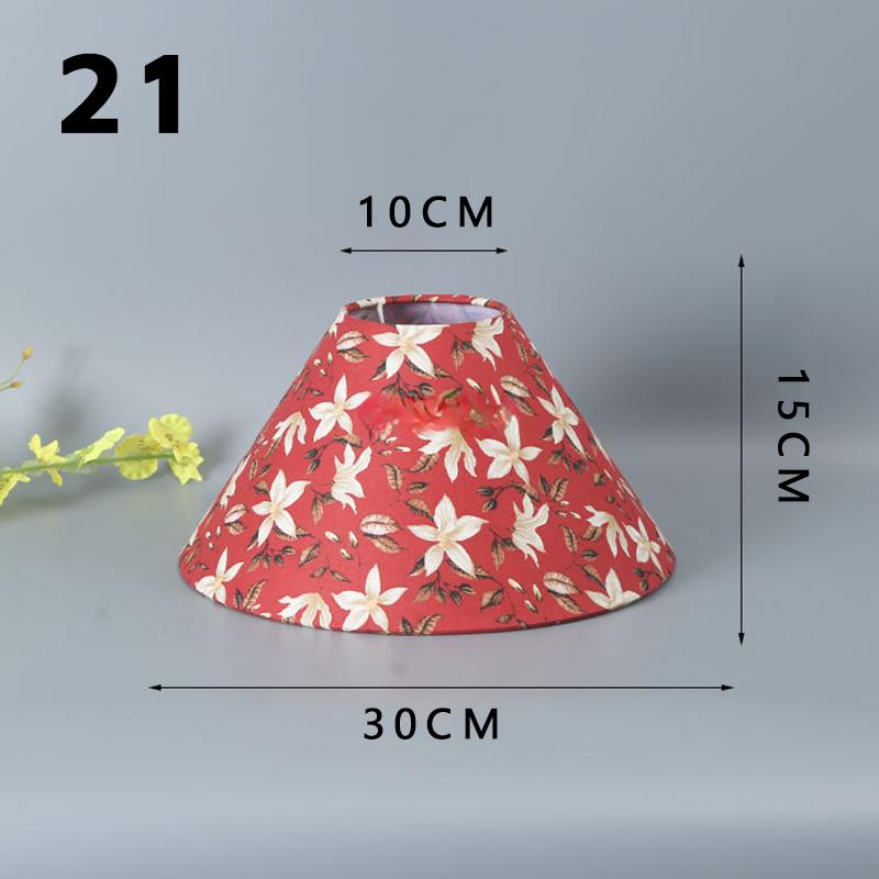 New Chinese Style Living Room Floor Lamp Shade DIY Replacement Lamp Cover E27 Fabric Home Decor Tabletop Lampshade