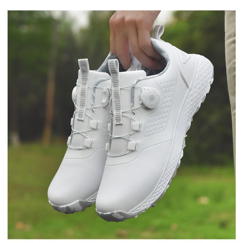 Golf Shoes Outdoor Casual Sports Shoes Training Shoes Lace Nails Sneakers Rotary Buckle Sneakers