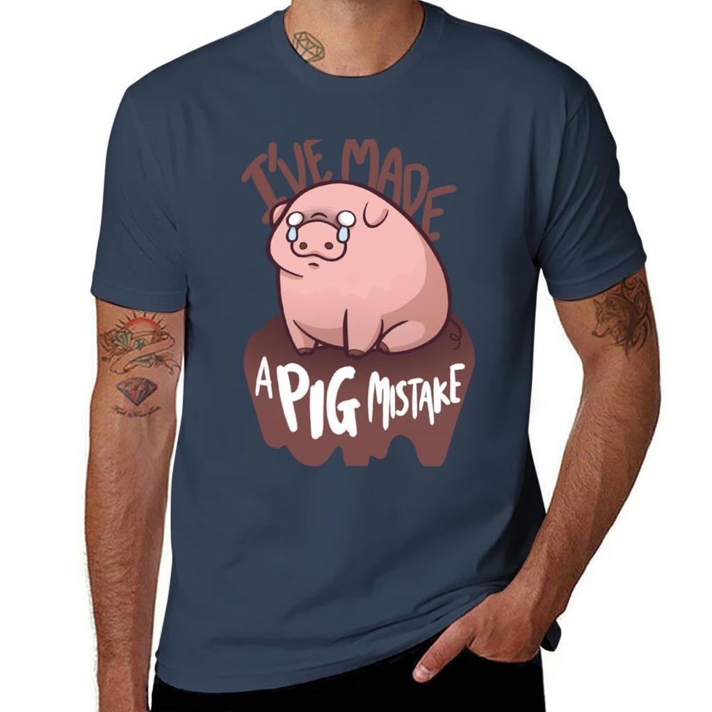 Pig Mistake Tshirt Soft Touch Basic Cotton Tshirt