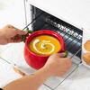 Tomato Double Handle Ceramic Soup Bowl with Lid