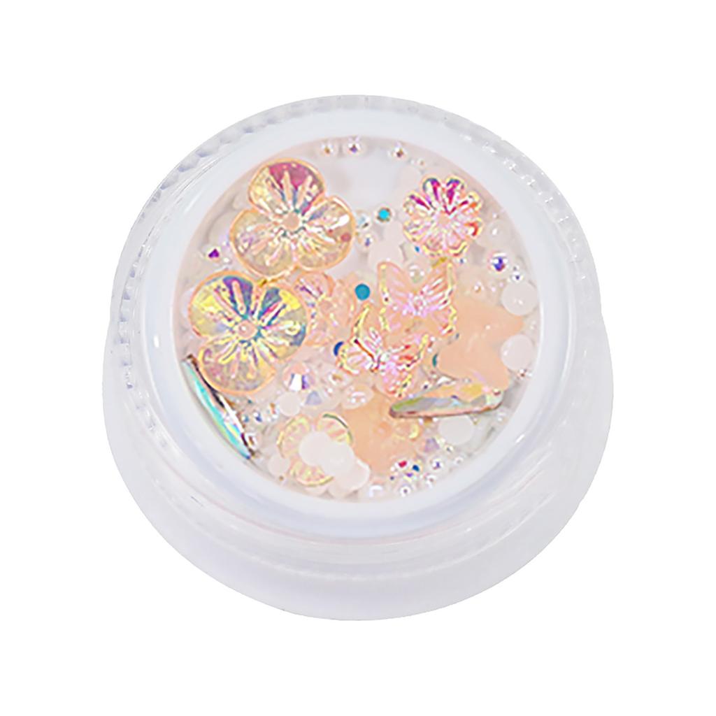 Ice Flower Butterfly Jewelry Flower Rhinestone Bead Decoration