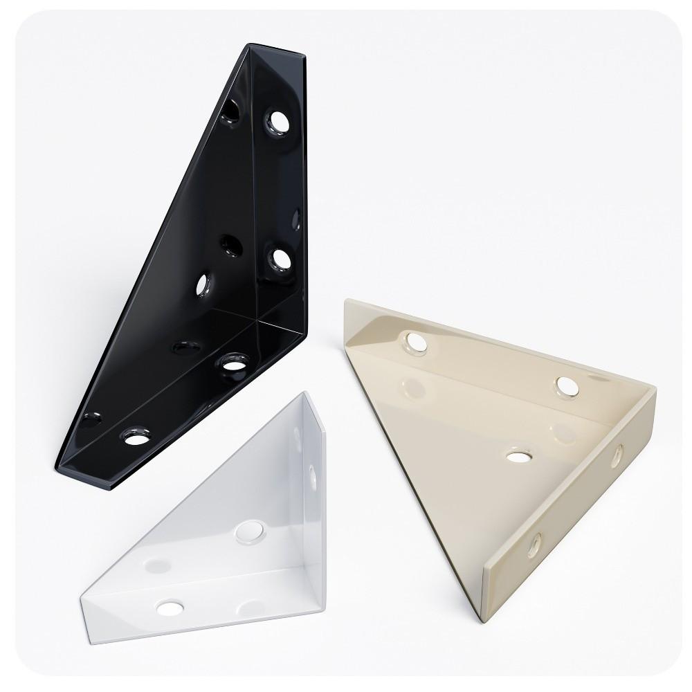 4pcs Pack Triangular Reinforcement Corner Brackets Cabinet Support Bracket Cabinet