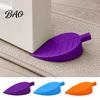 Protective Door Wedge for Wall Leaf Shaped Stopper Wedge, Non-Slip Wind?Resistant Stop, 3D Printed Holder Silent Anti?Collision Jam Home