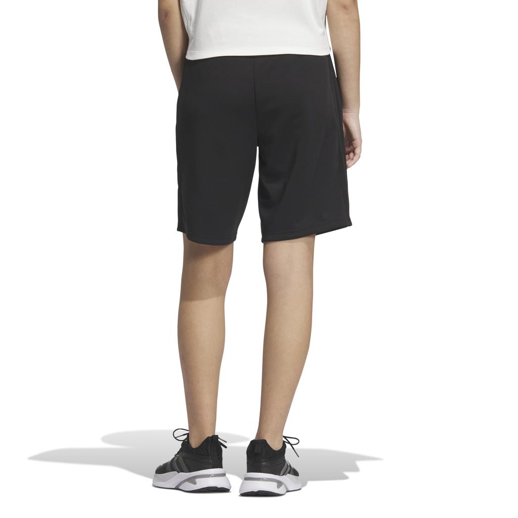 Adidas Regular Fit Double Knit Shorts JVP34 Women's 3-Stripes Black/Black (JW9785) J/2XL