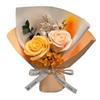 2 Heads Mini Aromatherapy Soap Rose Bouquet Scented Artificial Flower Arrangement for Women Romantic Preserved Floral Gift for Women Mom