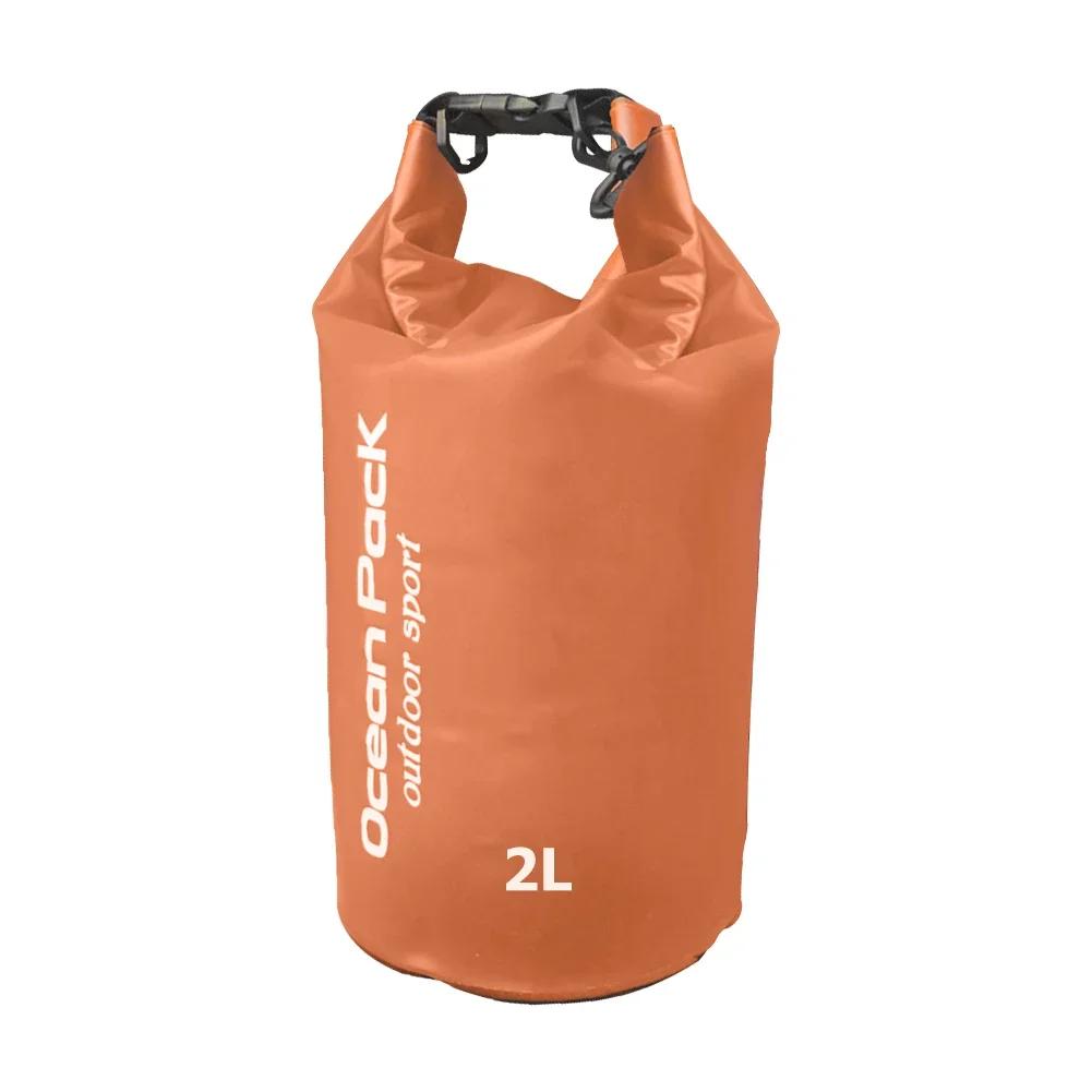 Borsa Impermeabile 2/3/5/10L Sacca Secca in PVC per Nautica Pesca Rafting Nuoto Galleggiamento Deriva Borsa Acqua Borsa Custodia da Campeggio