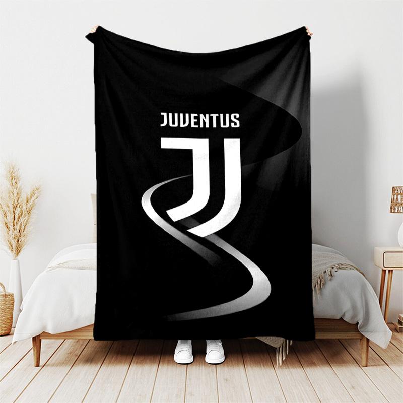 1pc Blanket - Juventus FC logo Print Design, Lightweight Blanket for Sofa, Bed- Soft &Warm, Gift for All Seasons