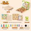 Deli YW217 5-in-1 Magnetic Board Game Set