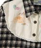YOUTHBATH Bib Front Check Overshirt_Black