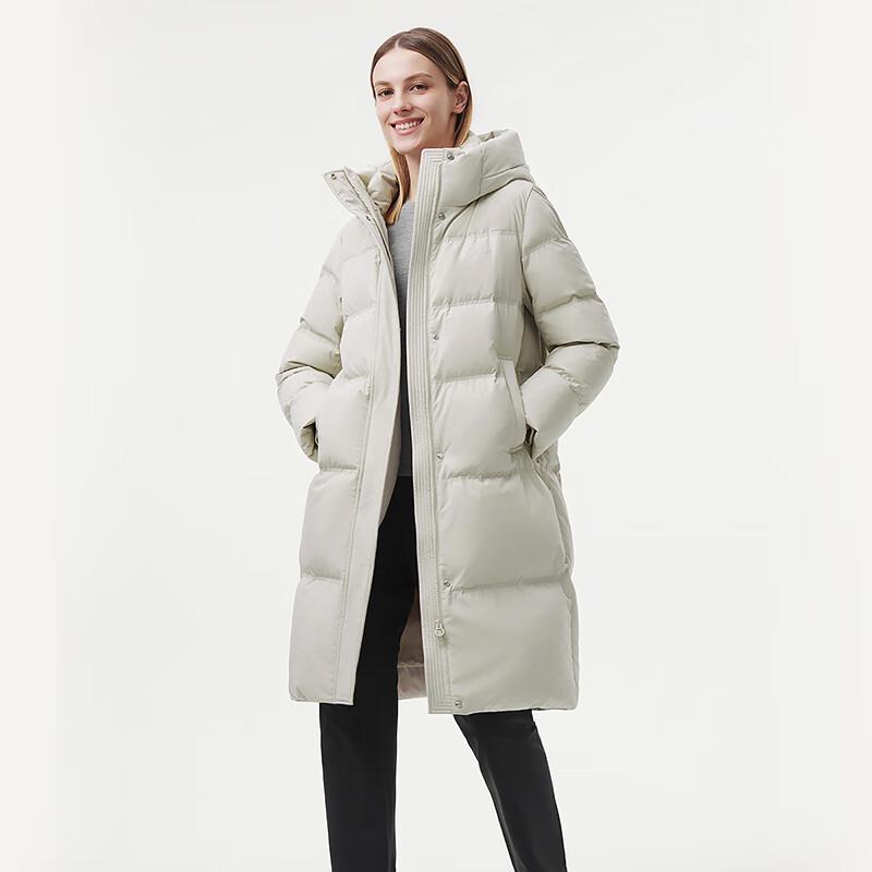 Tanboer Women's Long Hooded Warm Down Jacket