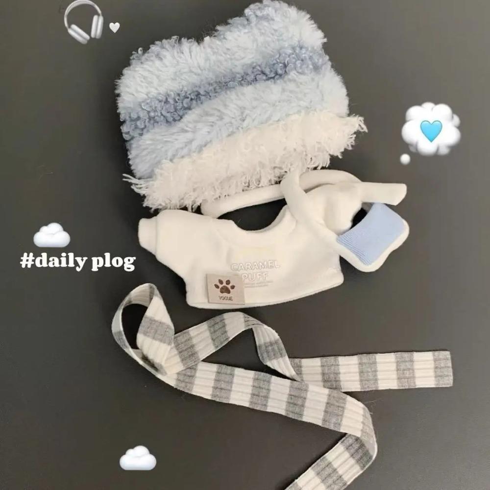 Cute Kawaii Cotton Doll Clothes Set Suitable for 10cm/20cm Cotton Plush Toy Replacement Clothing Set