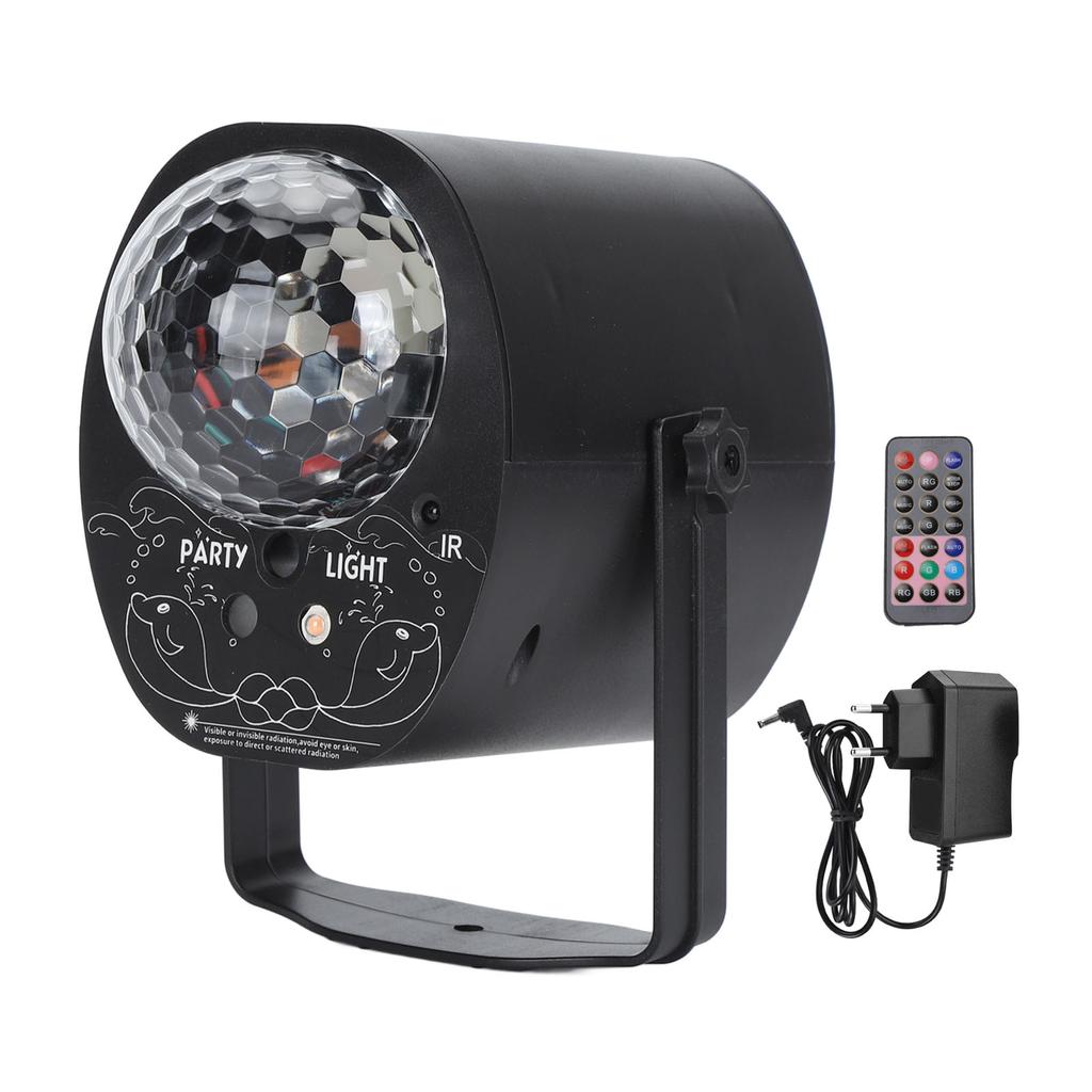 Party Ball Lights LED 3 In 1 Multiple Patterns Sound Activated Remote Control Stage Ball Light for