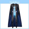 Cosplay Halloween Megamind Jumpsuit Cloak Set Performance Costume For Adult