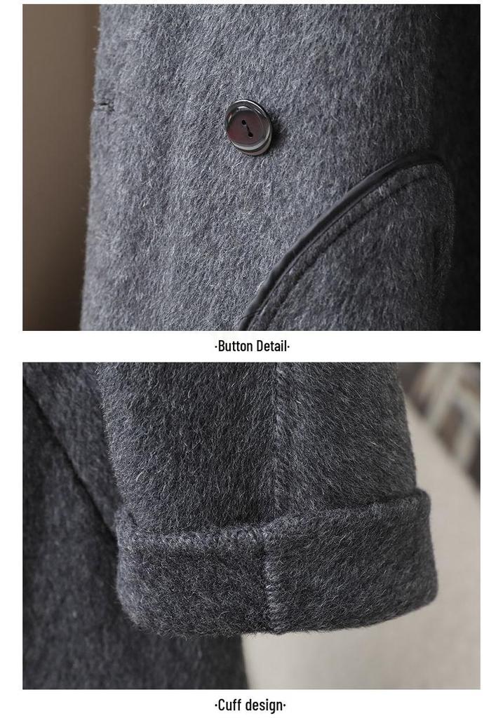 2026 Spring Women's Long Double-Faced Yak Wool Coat