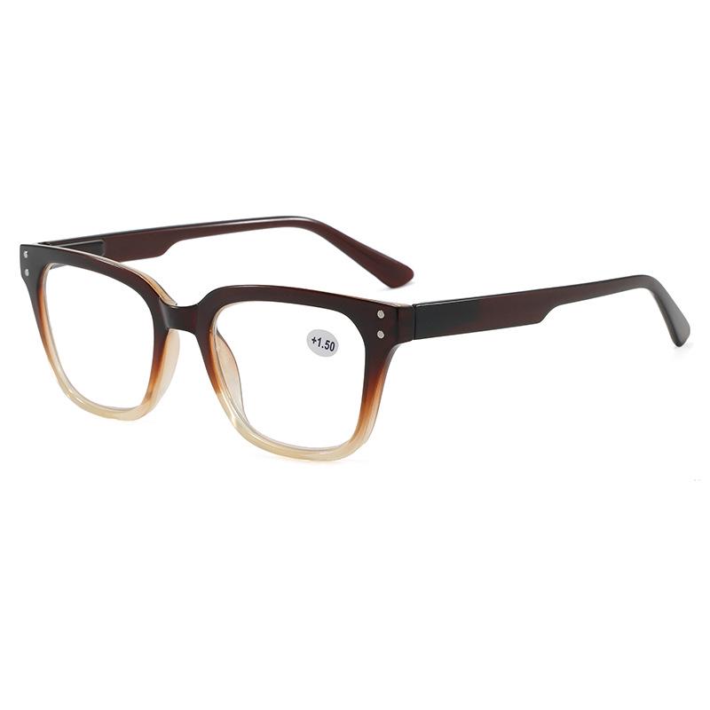 

Элегантные ретро очки для чтения HD: Стильные квадратные оправы для людей среднего и пожилого возраста. +2.50