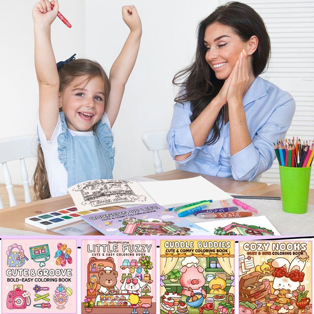Doodles Book Omalovánky Relaxační Montessori kreslící hračky pro dospělé a dospívající