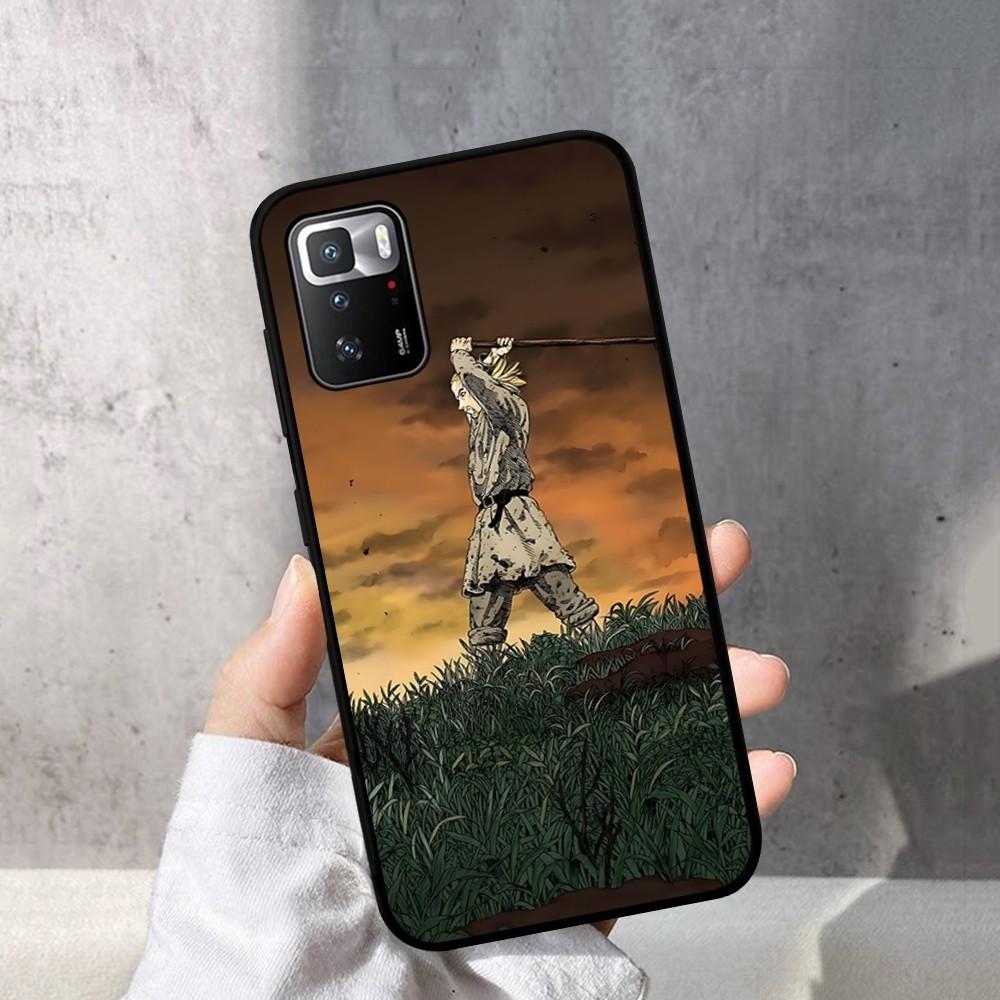 

V-Vinland Saga Anime Phone Case For Redmi Note 4 X 5 A 6 7 8 T 9 9S 10 11 11S 11Epro Poco M3 Pro Redmi Note 5A