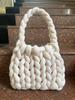 Icelandic Wool DIY Chunky Knit Korean-Style Tote Bag