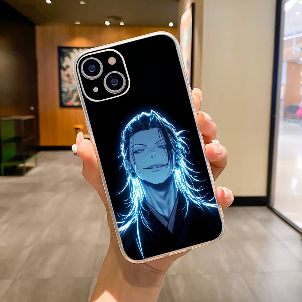 J-J-ujutsu Kaisen-S-uguru- Geto Phone Case For iPhone17,16,15,14,13,12,Pro Max,16/15/14 Plus XS Soft Silicone Transparent Cover