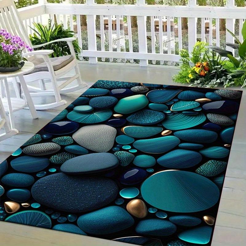 

1 шт. Ковер с узором под камень, мягкий фланелевый коврик для пола для гостиной, спальни и ковра, коврик для пола под диван и журнальный столик, можно стирать в машине 60cm by 90cm