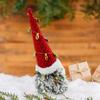 Senior Gnomes Plush Dolls with Faux String Light Christmas Dwarf Ornament Decorative Figure Table Centerpieces Decors