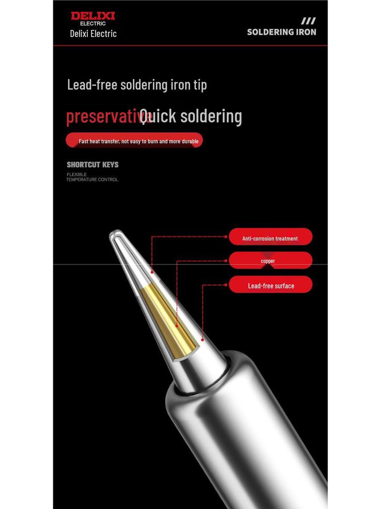 Delixi Electric Soldering Pen: Compact Household Repair Tool and Welding Artifact