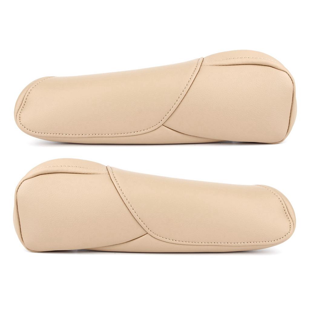 2pcs Seat Armrest Cover Driver Passenger Microfiber Leather Fit for Honda CRV 2007 2009
