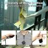 Adjustable Bird Training Leash With Auto Flying Control Cockatiel Harness Leashes  Pet Accessories