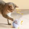 USB Rechargeable Automatic Interactive Cat Toy Tumbler Teasing Cat Stick  Teasing Cat