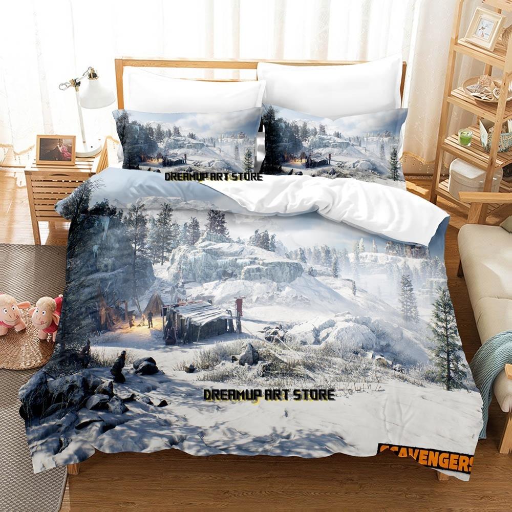 Game Scavengers Bedding Set Single Twin Full Queen King Size Bed Set Adult Kid Bedroom Duvetcover Sets comforter set