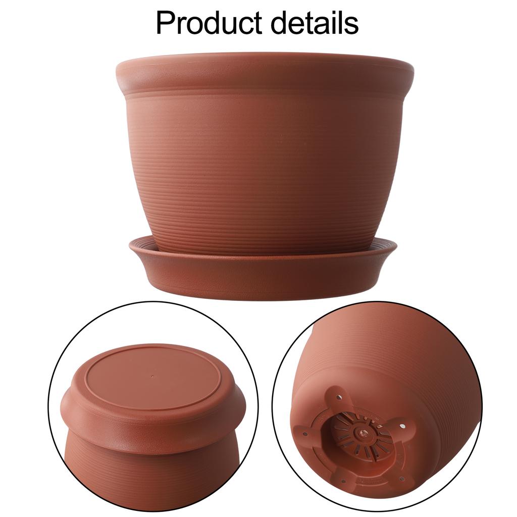 Decorative Pot Garden Pot Garden Decoration Aesthetic Addition Easy Installation Easy To Clean Lightweight Design