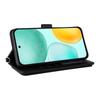 For Honor X6c 4G Case with Shoulder/Wrist Strap Leather Phone Cover Stand Wallet