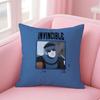 I-Invincible Pillow Superhero Anime Cushion Cover Linen Pillowcase Cover Soft Decor For Sofa Home Room
