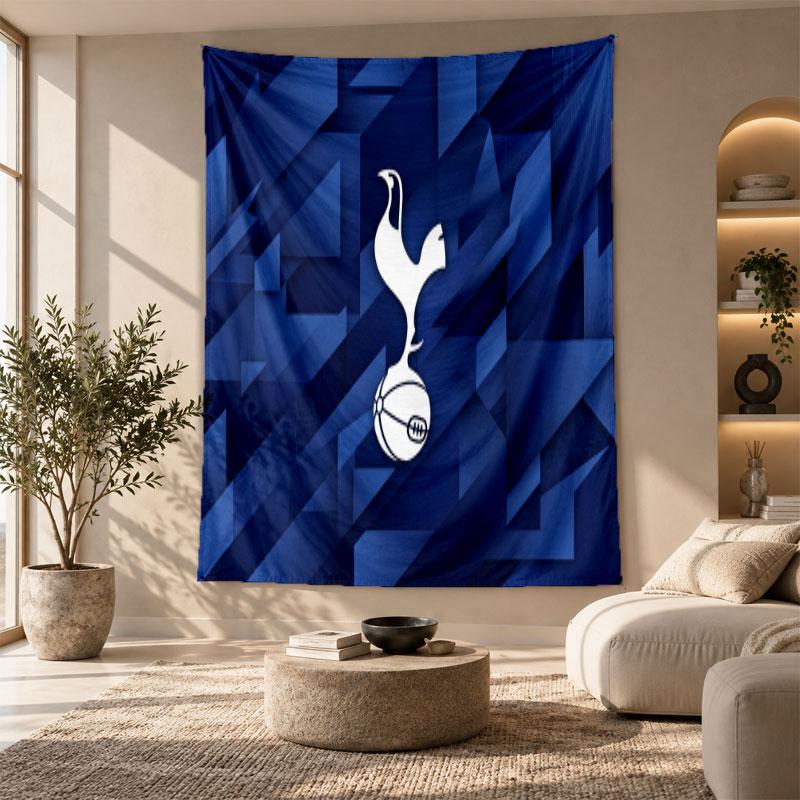 Decorative Tapestry,Tottenham Hotspur Printed Wall Art, Lightweight Wall Hanging For Bedroom Background