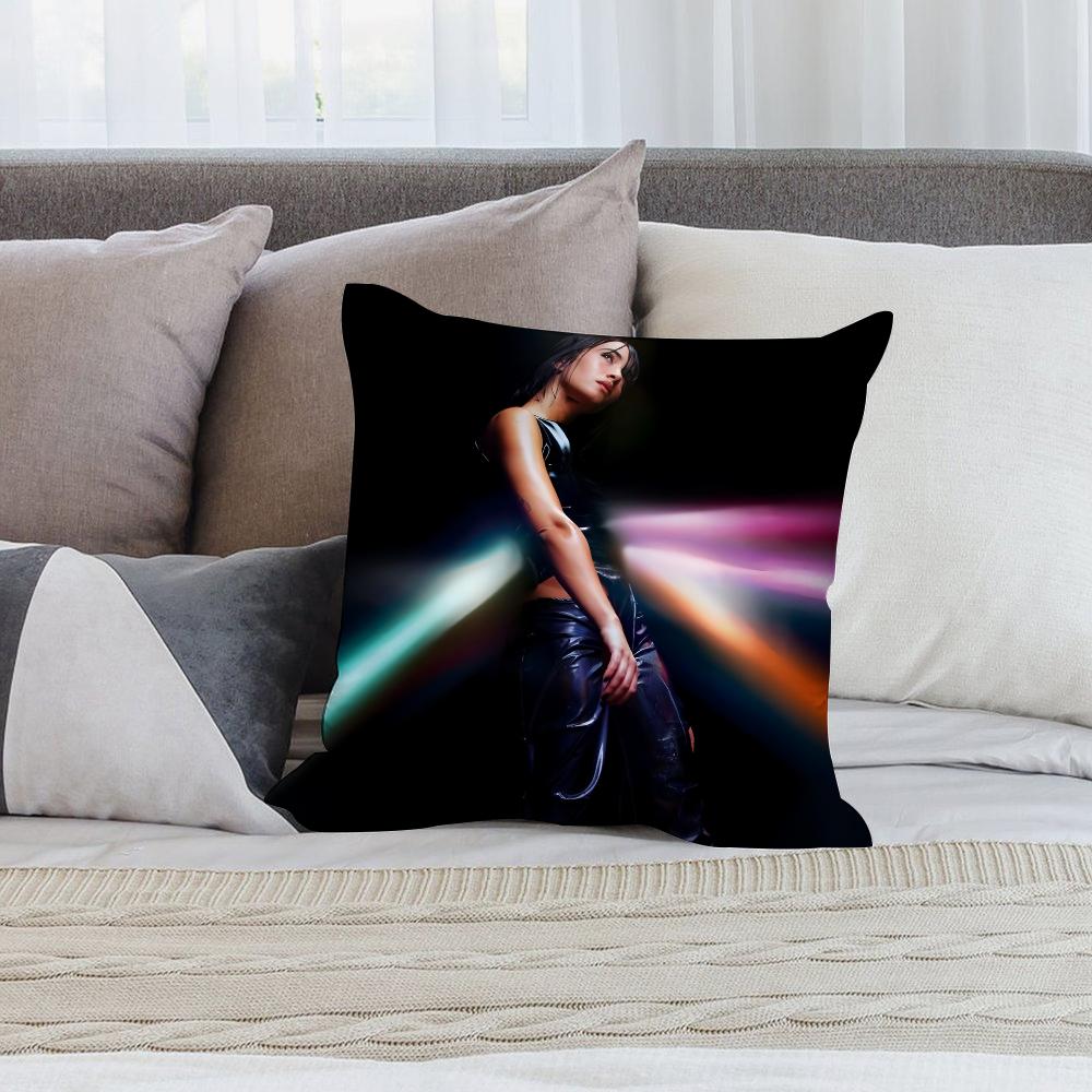 Singer A-Aitana Alpha Pillow Case Short Plush Pillow Covers Sofa Decorative Gift Home Double-sided Printing Cushion Cover