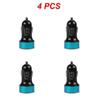 2~5PCS Auto Vehicle Car Dual USB Car Charger QC 3.0 Fast Charging Adapter Cigarette Lighter LED Voltmeter For All Mobile Phone