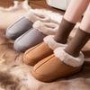 Autumn and Winter Cotton Slippers Indoor Thick Bottom Non-slip Warm Plush New Home Winter Couple Cotton Mop