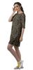 Moomaya Printed 3 4 Sleeve Winter Dresses For Women Scoop Neck Short Swing