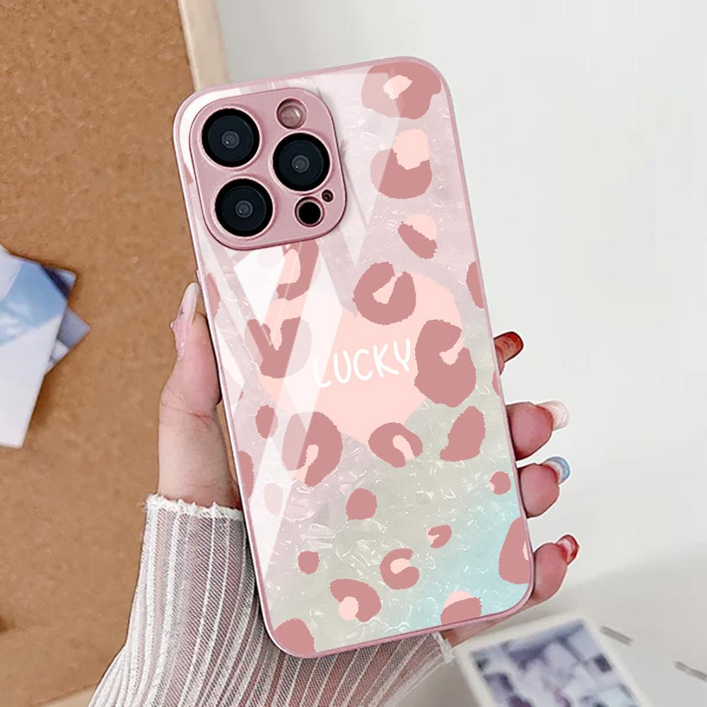 Leopardenmuster Handyhülle Für Samsung A56 5g A17 A55 A16 Hülle S24 S23 S25 Ultra A26 A54 A36 A53 A25 A15 A24 Gehärtetes Glas Cover