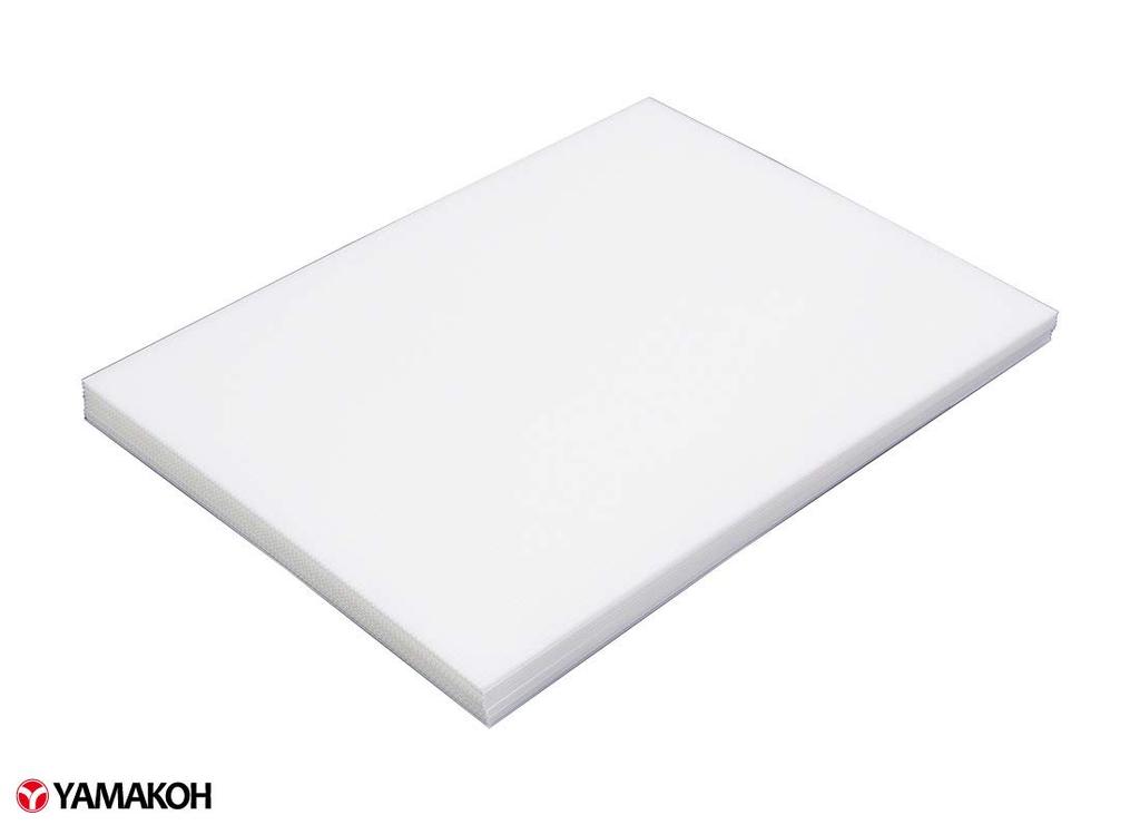 Yamako Pladan Sheets, 450x600mm, 3mm Thick, 10 Sheets (White)
