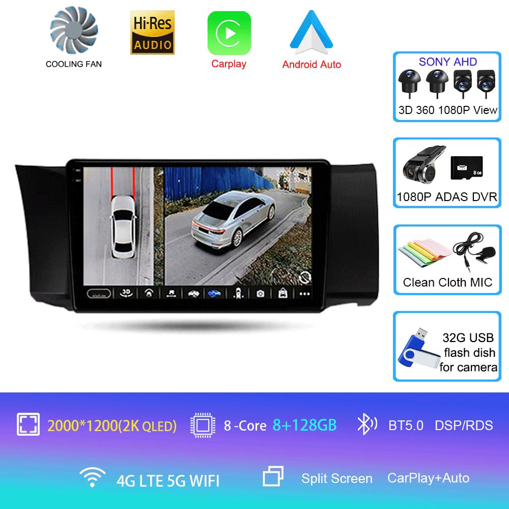 Android 14  Video Player Car  Radio For Toyota GT 86 for Subaru BRZ LHD 2012 - 2016 Player Multimedia Navigation Stereo GPS